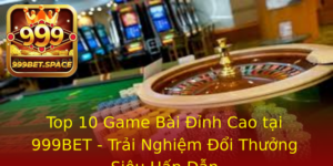 Top 10 Game Bai Inh Cao Tai 999Bet Trai Nghiem Oi Thuong Sieu Hap Dan
